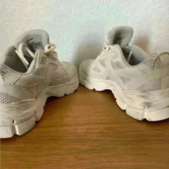 STEVE MADDEN CLYDIE SNEAKERS BEIGE SIZE 7.5 - Picture 7 of 12